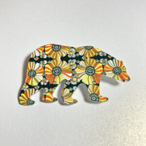 Retro Polar Bear Brooch