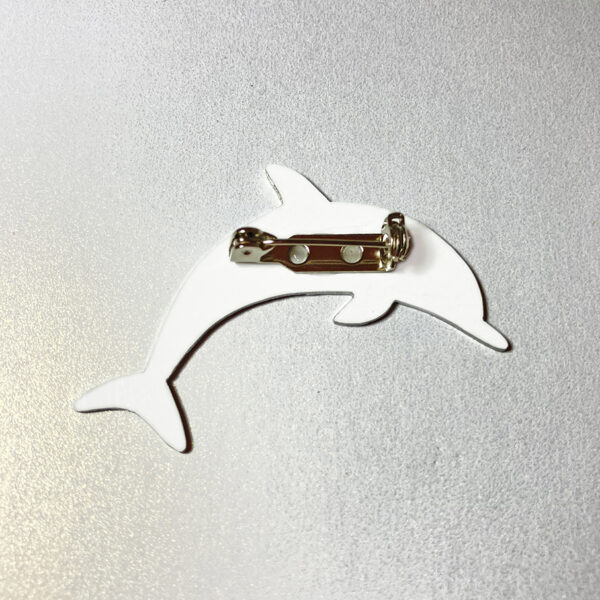 Paisley Dolphin Brooch - Image 2