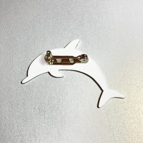 Floral Dolphin Brooch - Image 2